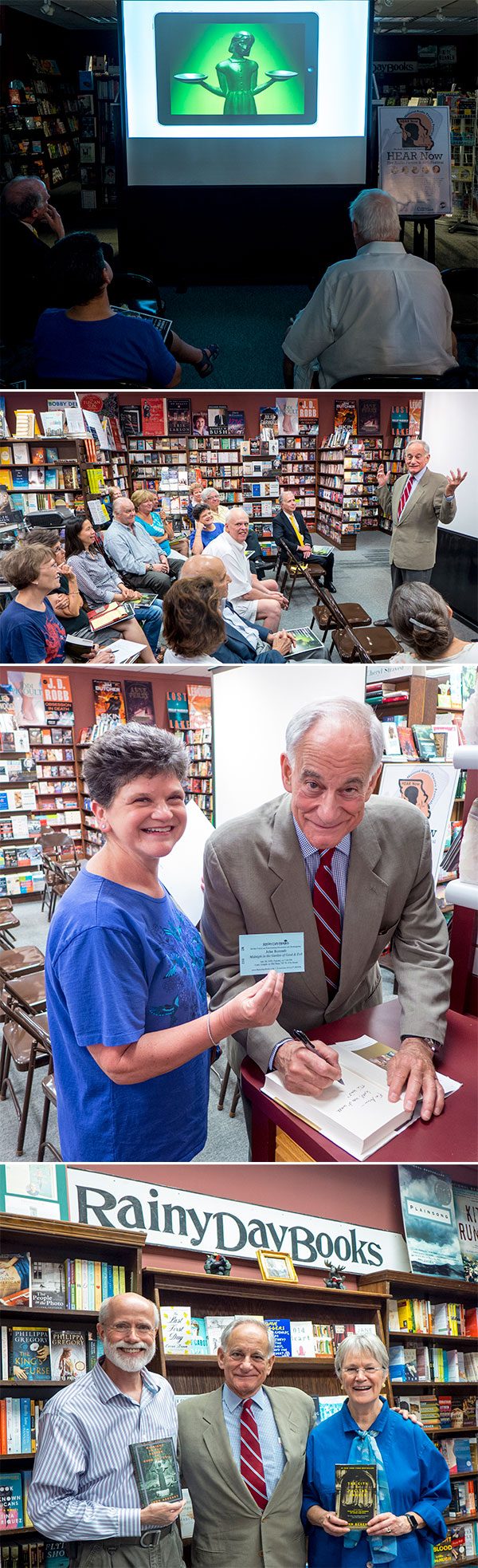 John Berendt Introduces Metabook at Rainy Day Books 06102015