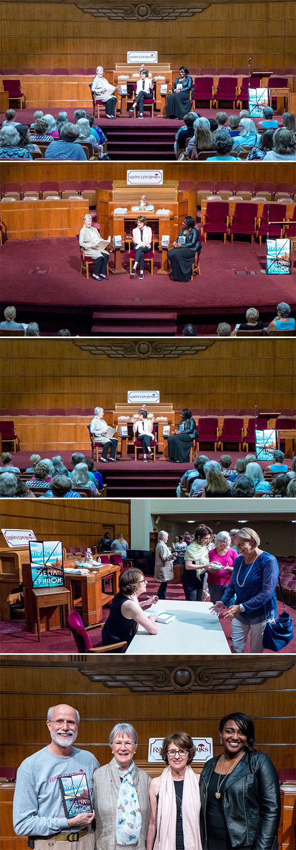 Delia Ephron for Siracusa at Unity Temple on The Plaza 07272016