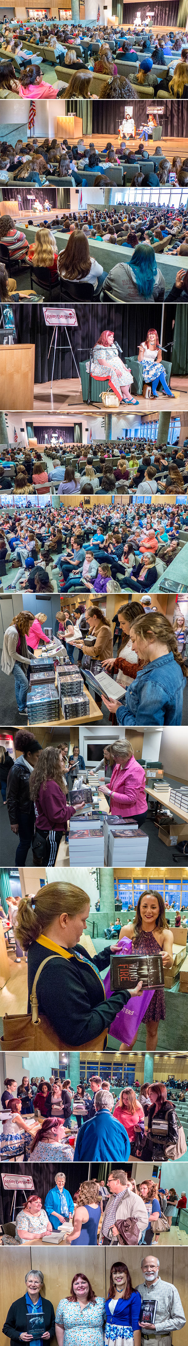 Cassandra Clare and Sarah Rees Brennan at Kansas City Public Library_ Plaza Branch_ Truman Forum 03152015