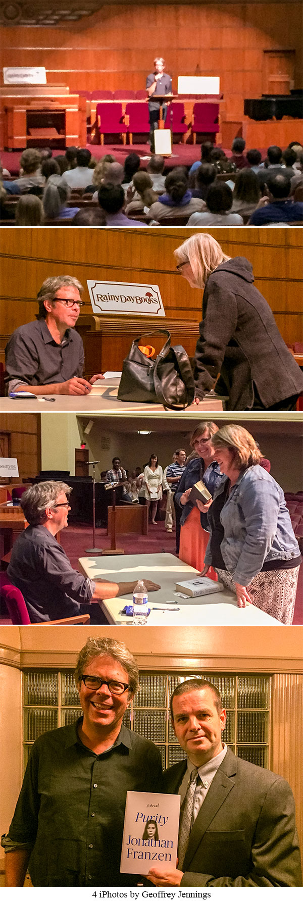 Jonathan Franzen for Purity at Unity Temple Sanctuary 09162015