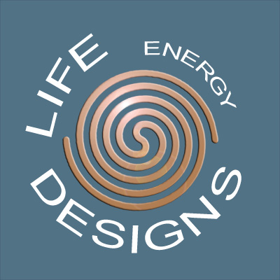 logo LED blue