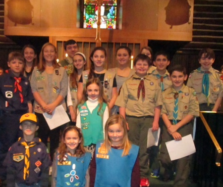 Scout Sunday-Medford Lakes 