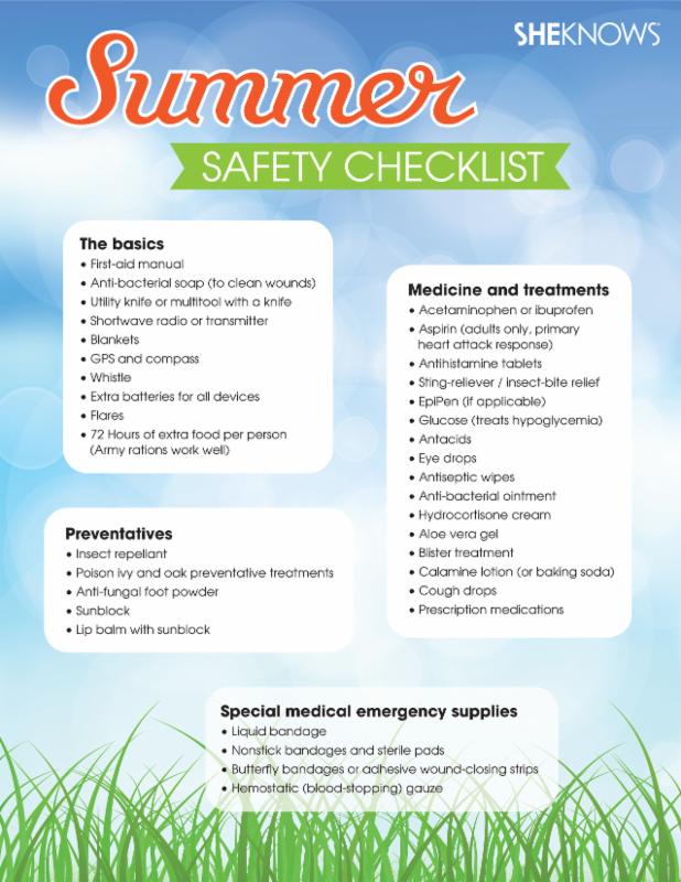 Safety Checklist