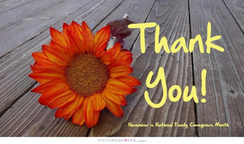 November Family Caregivers Month