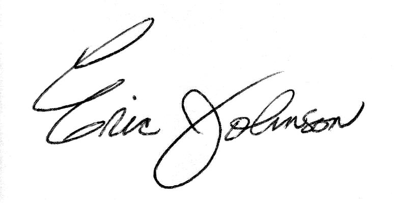 Eric's signature