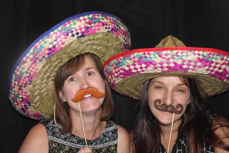 Michelle Lessard Burt and Courtney Hampton, owners of Snowflake Photo Booth