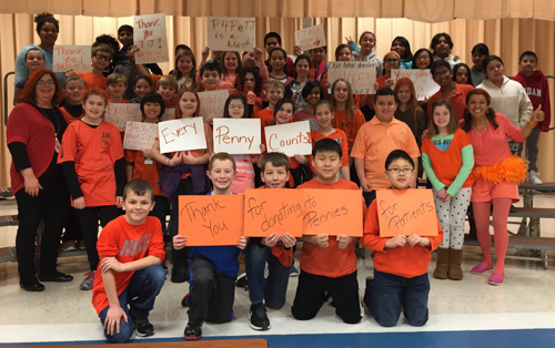 Thomas Jefferson School Pennies for Patients fundraiser