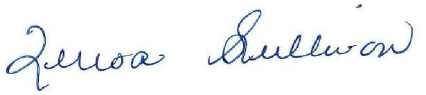 Teresa Sullivan e-signature