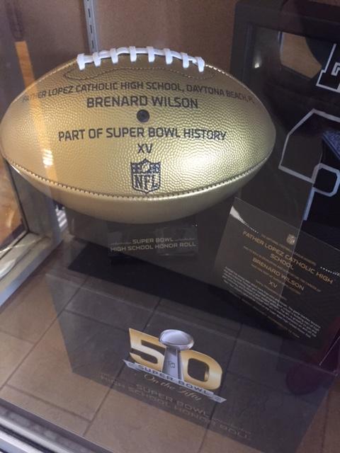 Super Bowl Golden Football
