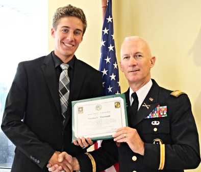 Nick Theriault ROTC Scholarship