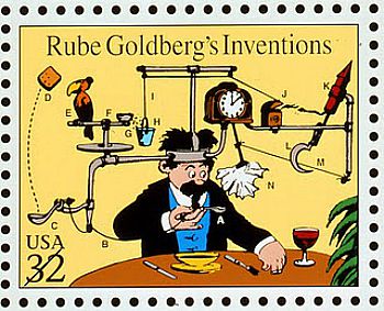 Rube Goldberg Stamp