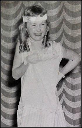 Sandy as a young dancer