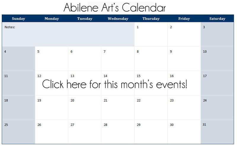 Arts Calendar