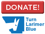 Donate! Turn Larimer Blue