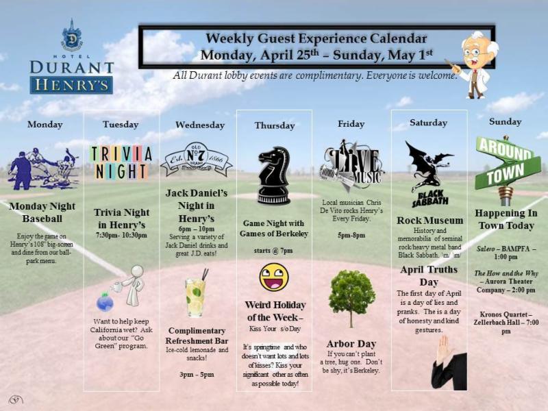 Henry's calendar - 4-25-16