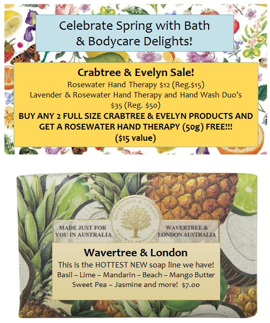 Crabtree & Evelyn Sale!