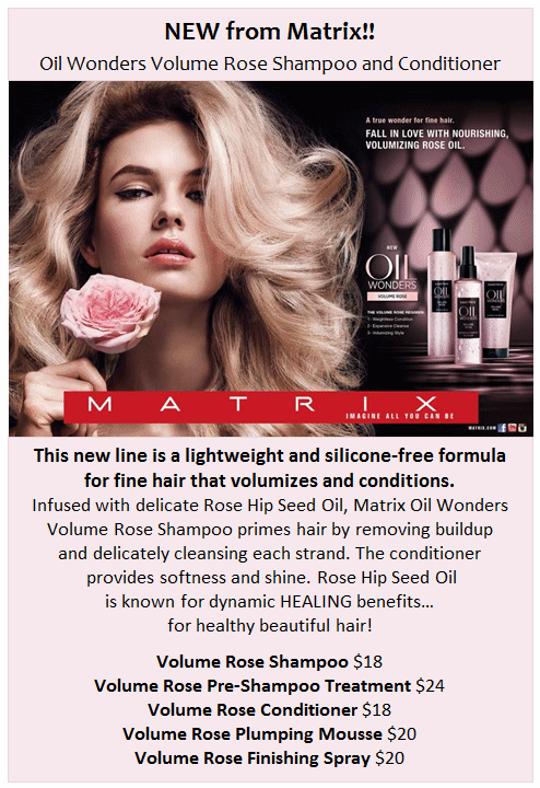 New Matrix Volume Rose Line!