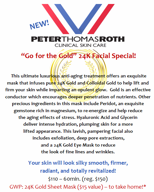 PTR Gold Facial!