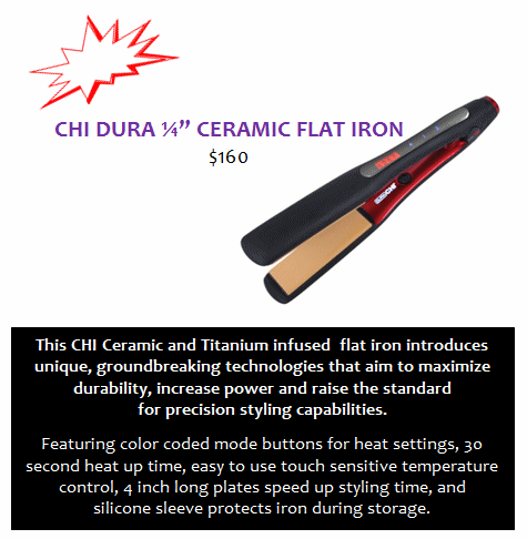 CHI DURA  CERAMIC FLAT IRON