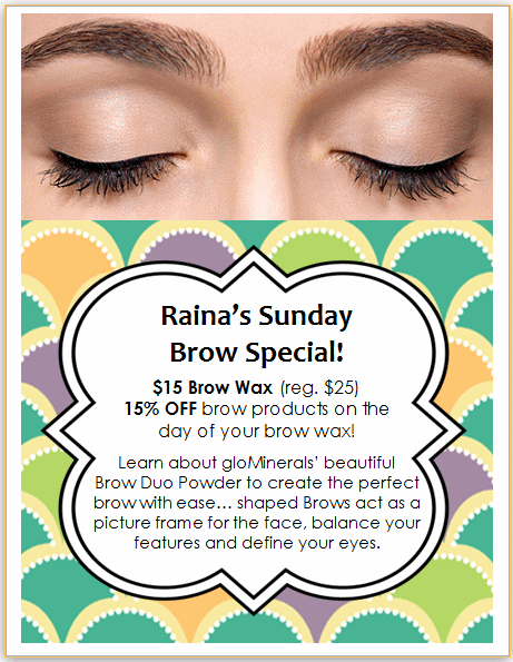 Raina's Brow Special!