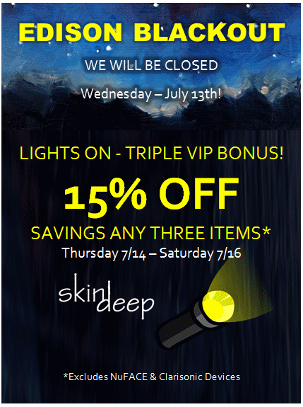 Edison Blackout Sale!