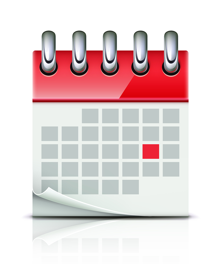 it is illustration of detailed beautiful calendar icon