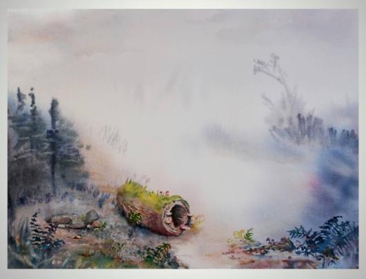 Visions of Nature_ Watercolors by Jennifer Berotti on exhibit at the PAC Members Gallery at Roast Coffee through December 27_ 2015