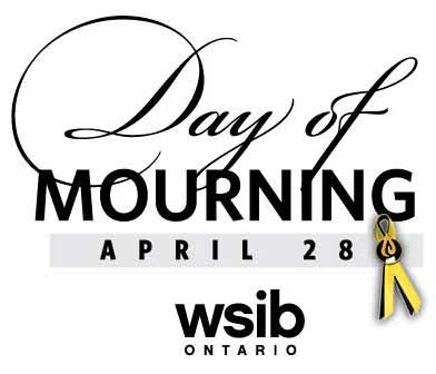 Logo: WSIB Day of Mourning 