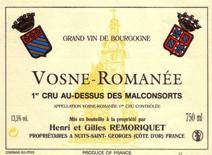 Remoriquet Malconsorts Label