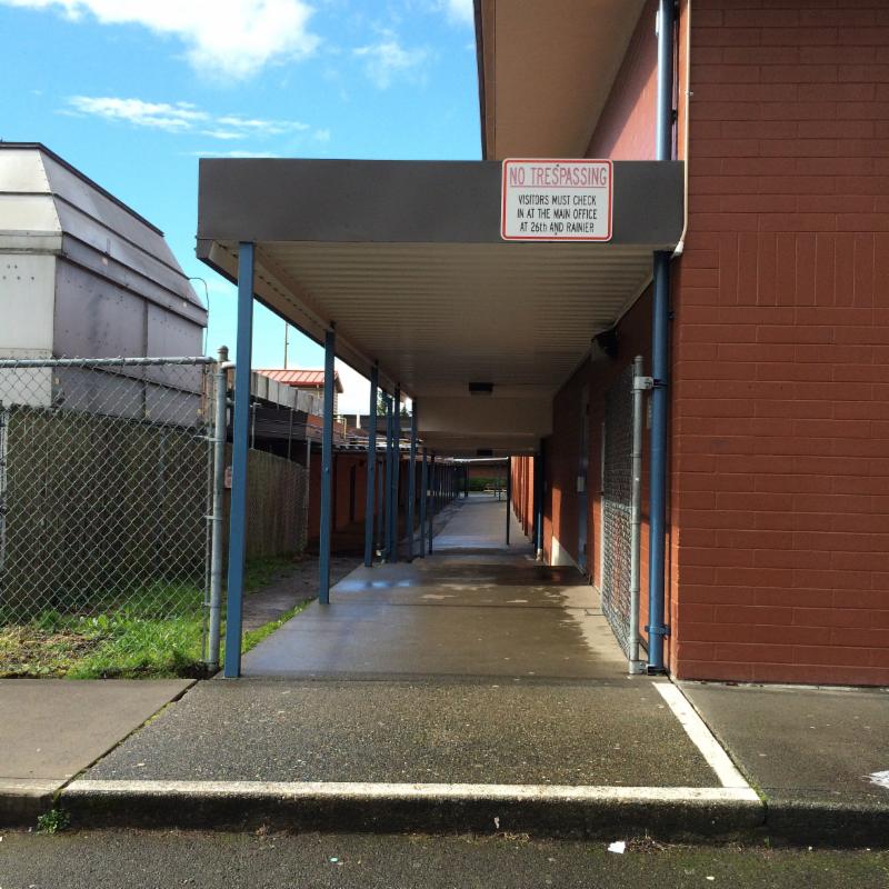 North side entrance