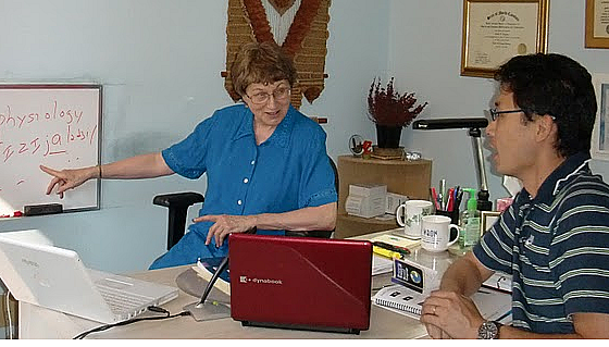 Ms. Bergman and Japanese Client