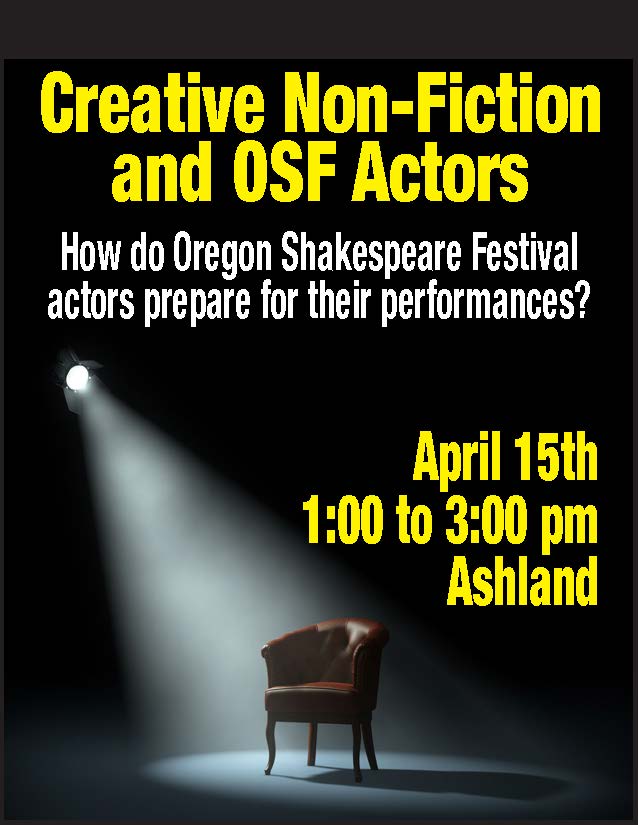 Ashland OLLI Lecture 4.15.15