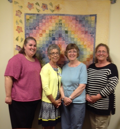 Barbara Lawry visit to Charlier Hospice Center
