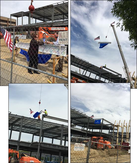 Hospice House topping out ceremony