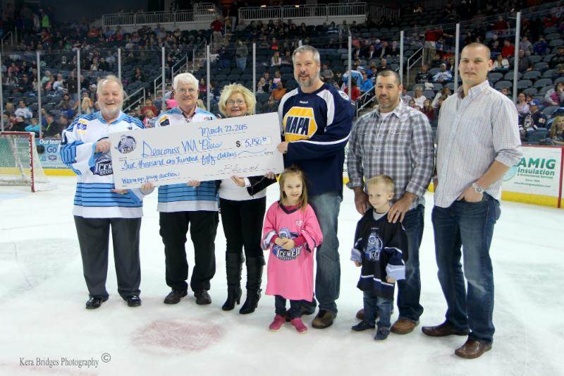 2015 Evansville Icemen donation