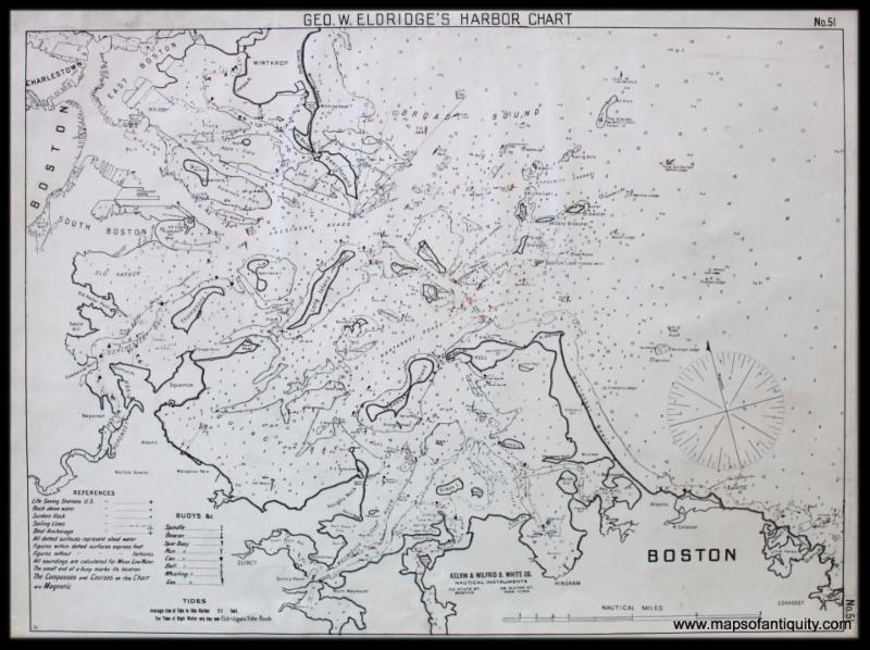 Boston Harbor Chart