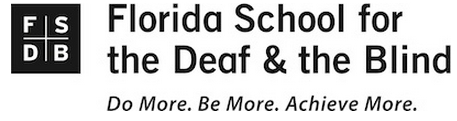 logo for florida school for the deaf and the blind