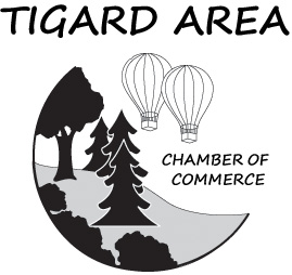 New Logo Tigard Chamber B and W