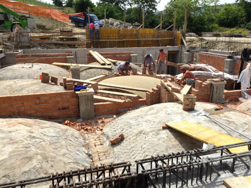 Arches near completion
