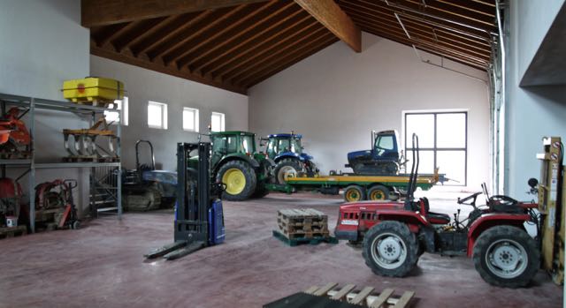 Tractor Barn Interior