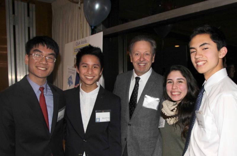 Dr DeMaso visits teen mentors in Community Q&A kiosk 