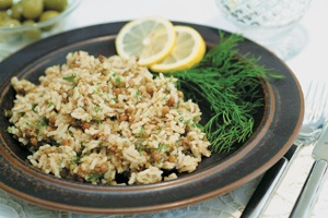 Rice Lentil Salad