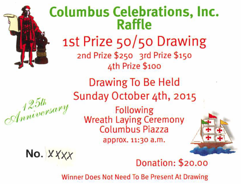 parade raffle ticket