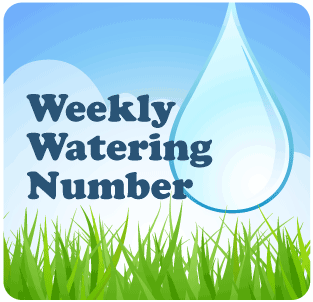 Weekly Watering Number