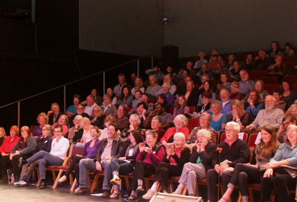 Audience members enjoying the May 2015 show; Photo: Kim Scott-Olson