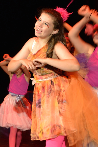 Students rehearsing for SEUSSICAL JR.; Photo: Dominique Cantwell.