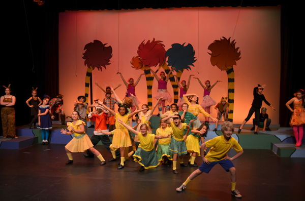 The Company of SEUSSICAL JR.; Photo: Dominique Cantwell.