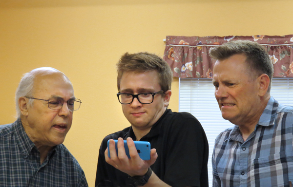 TREE FOR ALL by Noah Barfield - Sam Granato, Quinn Balas, and Joseph Lacko. Photo: Diane Walker.