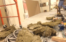 Maker Hub rooms under construction