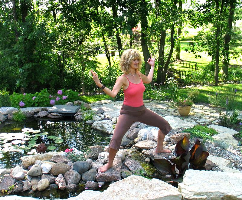 Jackie at studio pond